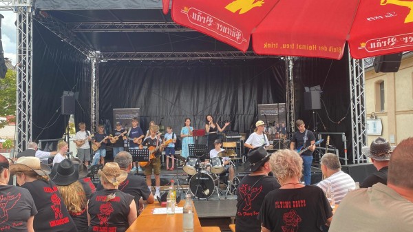 Musikschulband am Bürgerfest in kirchenthumbach