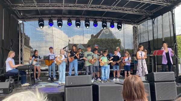 Musikschulband am Bürgerfest Eschenbach