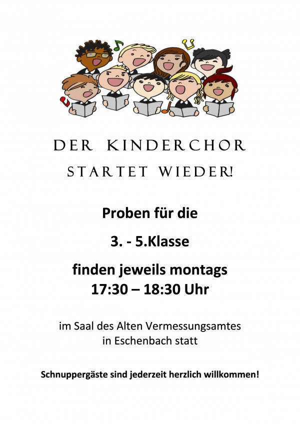 Kinderchor 3.-5. Klasse