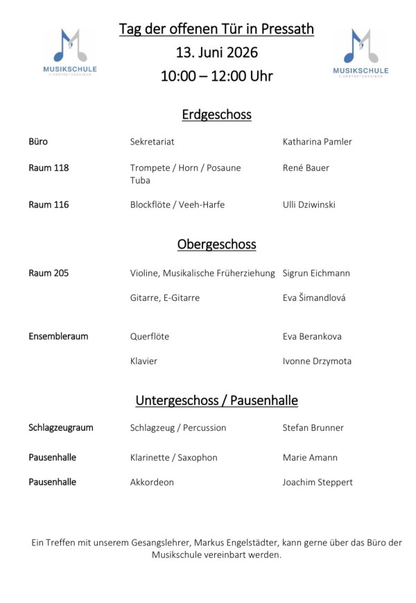 Tag der offenen T&uuml;r Pressath