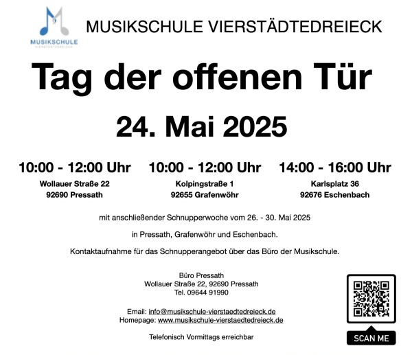 Tag der offenen Tür am 24. Mai 2025